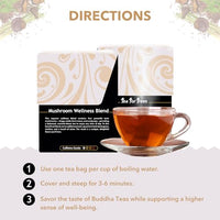 Thumbnail for Image 4 of Buddha Teas Organic Mushroom Wellness Blend Herbal Tea 18 Tea Bags