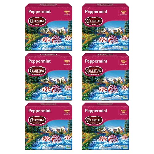 Image 1 of Default Title for the product Celestial Seasonings Herbal Tea Peppermint 40 Count Pack of 6
