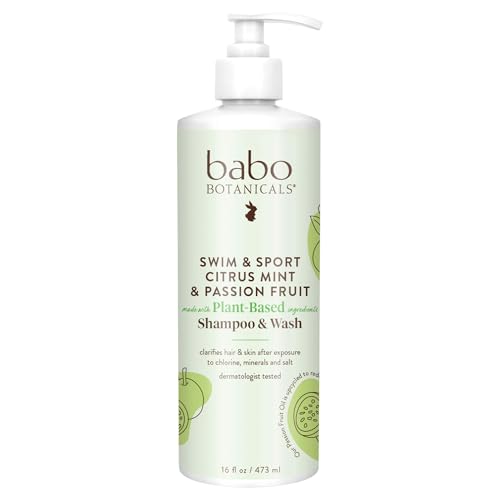 Image 6 of Babo Botanicals Swim & Sport Citrus Mint & Passion Fruit Shampoo & Wash