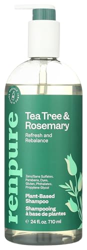 Image 1 of Default Title for the product RENPURE Tea Tree & Rosemary Balancing Shampoo for Oily/Normal Hair 24oz