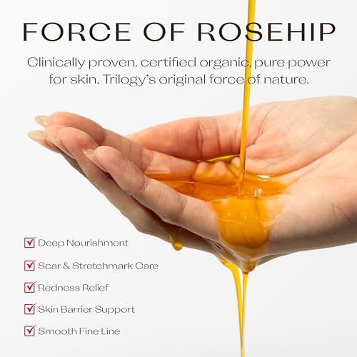Image 4 of Trilogy Rosehip Oil Antioxidant Certified Organic Face Oil 1 Fl Oz
