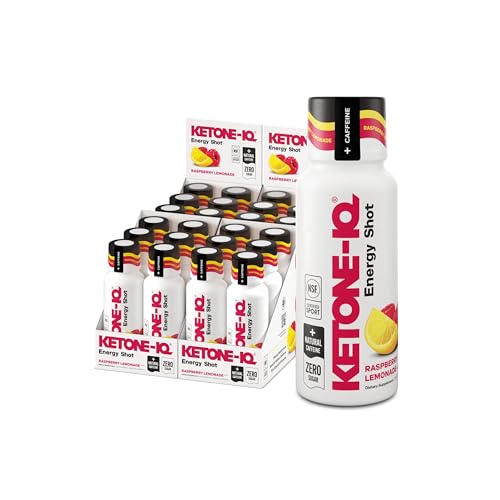 Image 1 of Default Title for the product Ketone-IQ Caffeine Ketone Shots for Focus, Raspberry Lemonade, 24 Pack