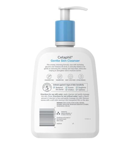 Image 4 of Cetaphil Gentle Skin Cleanser 20 fl oz