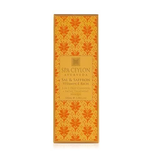 Image 3 of SPA CEYLON Sal and Saffron Vitamin E Enriched 2-In-1 Deep Cleanser + Facial Treatment Masque
