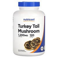 Thumbnail for Nutricost Turkey Tail Mushroom Capsules 600 Mg 240 Count
