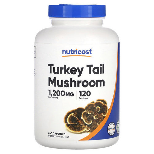 Nutricost Turkey Tail Mushroom Capsules 600 Mg 240 Count