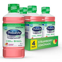 Thumbnail for Image 1 of Strawberry Lemonade / 33.8 Fl Oz (Pack of 4) for the product Pedialyte AdvancedCare Electrolyte Drink