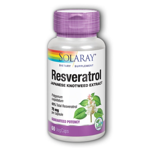 Solaray Resveratrol 75 mg 60 Caps