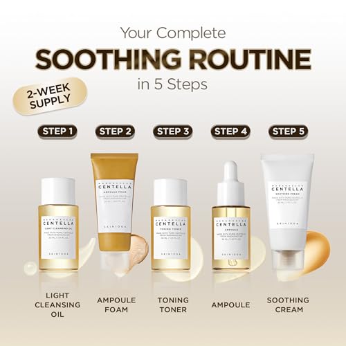 Image 4 of SKIN1004 Centella Travel Kit, Korean Skin Care Set of 5, Travel Size