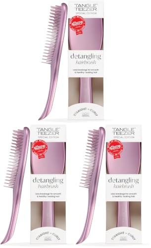 Image 1 of Default Title for the product TANGLE TEEZER Chrome Ultimate Detangler Brush for Wet & Dry Hair (Pack of 3)