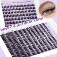 Thumbnail for Image 6 of EYDEVRO Manga Lash Clusters Kit Wispy Natural Cluster Eyelash Extensions