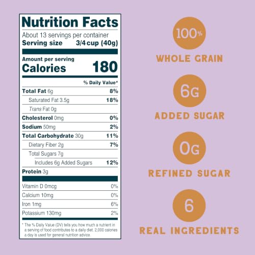 Image 2 of Seven Sundays Little Crispies Cereal, Honey Almond, 18 oz Bags, 2pk