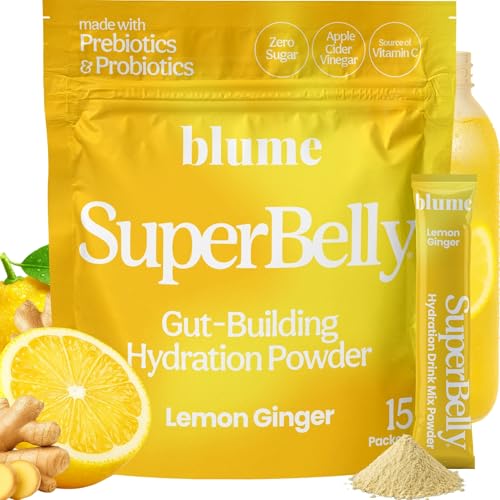 Image 4 of Lemon Ginger for the product Blume SuperBelly Gut Health + Hydration Powder