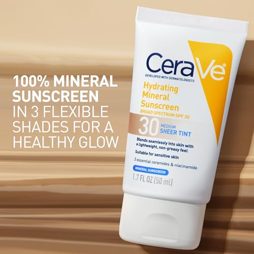 Image 5 of CeraVe Tinted Sunscreen for Face Mineral SPF 30 Moisturizer