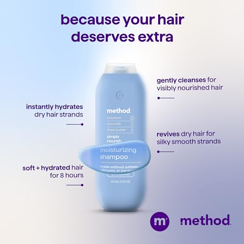 Image 4 of Method Moisturizing Shampoo, Simply Nourish, 14 fl oz