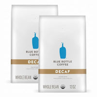 Thumbnail for Image 1 of Default Title for the product Blue Bottle Coffee Whole Bean Organic Decaf Coffee Medium Roast 12 Ounce Pack of 2
