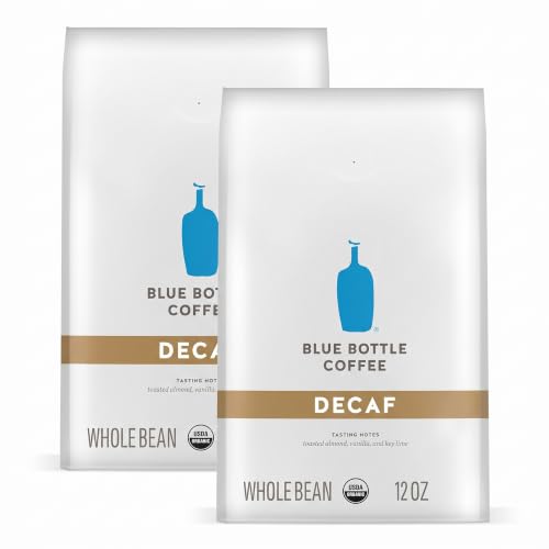 Image 1 of Default Title for the product Blue Bottle Coffee Whole Bean Organic Decaf Coffee Medium Roast 12 Ounce Pack of 2