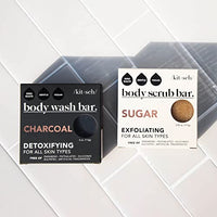 Thumbnail for Image 4 of Kitsch Charcoal Soap Body Wash Bar for Cleansing – 4 oz