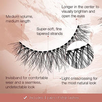 Thumbnail for Image 17 of Ardell Naked Lashes Natural Look False Eyelashes
