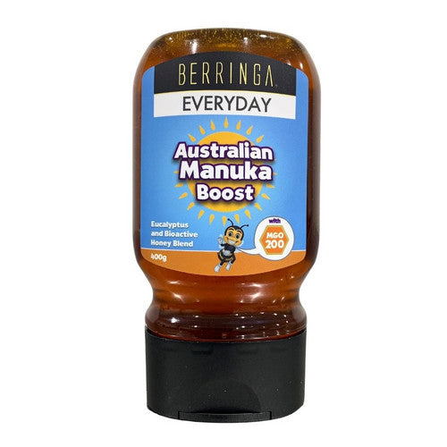 Berringa Australian Everyday Manuka Boost MGO 200 Squeeze 400 Grams
