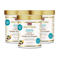Thumbnail for Image 4 of Coconut / 18 Ounce (Pack of 3) for the product African Pride Moisture Miracle Leave-In Cream
