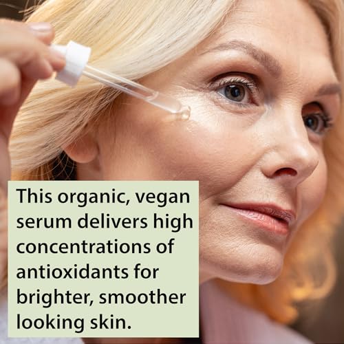 Image 4 of Organic Vitamin C Serum with Resveratrol - USDA Certified Organic Facial Skin Care - 1 fl oz