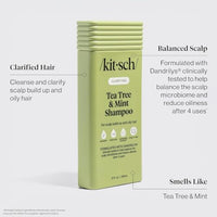 Thumbnail for Image 2 of Kitsch Tea Tree & Mint Shampoo and Conditioner Set for Scalp Care