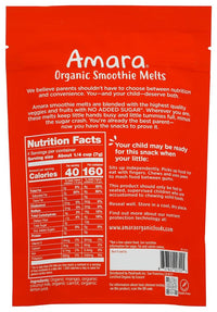 Thumbnail for Image 4 of Amara Mango Carrots Organic Smoothie Melts 1 Oz