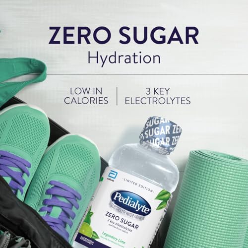 Image 9 of Pedialyte Electrolyte Water with Zero Sugar Hydration Drink