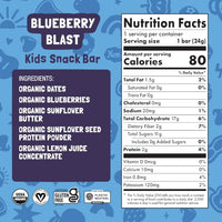 Thumbnail for Image 2 of SKOUT Organic Blueberry Blast Real Kids Snack Bars (18 Pack)