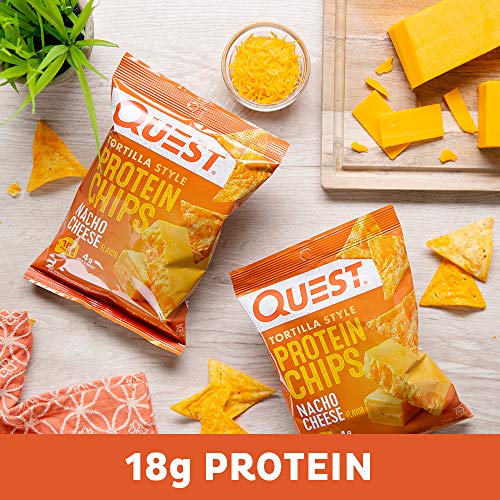 Image 7 of Quest Nutrition Protein Chips Variety Pack and Nacho Cheese Tortilla Style Protein Chips 1.1 Ounce Pack of 12