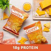 Thumbnail for Image 7 of Quest Nutrition Protein Chips Variety Pack and Nacho Cheese Tortilla Style Protein Chips 1.1 Ounce Pack of 12