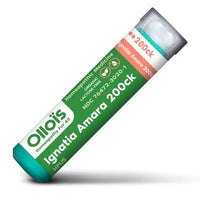 Thumbnail for Image 1 of 80 Pellets (Pack of 1) for the product OLLOIS Ignatia Amara 200CK Organic Homeopathic Medicine - 1 Pack