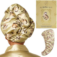 Thumbnail for Image 4 of Hufflepuff / 1 Count for the product Kitsch Microfiber Hair Towel Wrap for Women