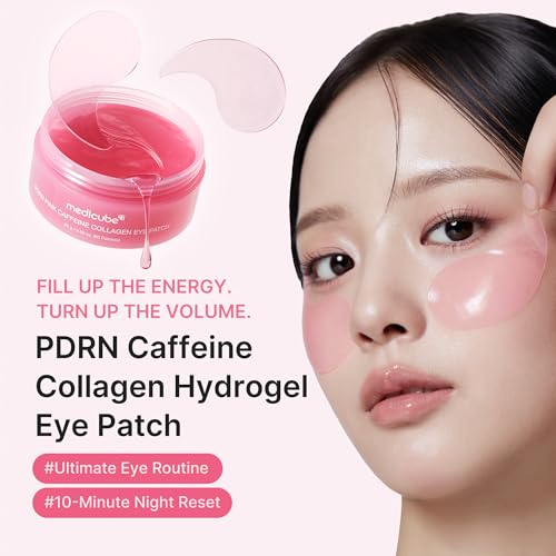 Image 3 of medicube Hydrogel Eye Patches with PDRN, Caffeine & Collagen (60 Counts)