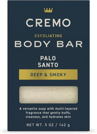 Thumbnail for Image 1 of Default Title for the product Cremo Exfoliating Body Bar for Men Palo Santo Scent 5oz Pack of 12