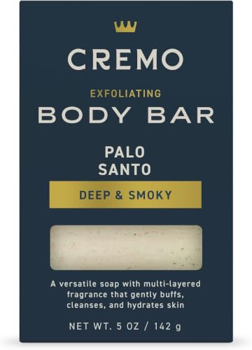 Image 1 of Default Title for the product Cremo Exfoliating Body Bar for Men Palo Santo Scent 5oz Pack of 12