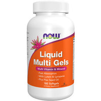 Thumbnail for Now Foods Liquid Multi Gels 180 Softgels