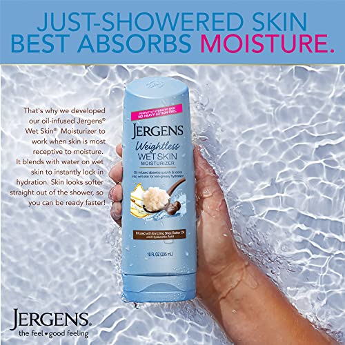 Image 5 of Jergens In Shower Lotion For Dry Skin, Wet Skin Moisturizer, 10 fl oz