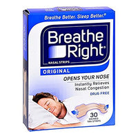 Thumbnail for Image 1 of Default Title for the product Breathe Right Nasal Strips Original Tan Small/Medium 30 ea Pack of 3