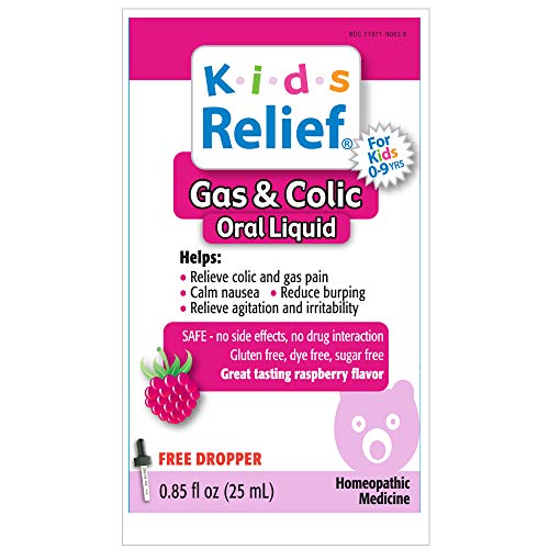 Image 3 of Kids Relief Gas & Colic, Raspberry Flavor, for Children 0-9, 25mL