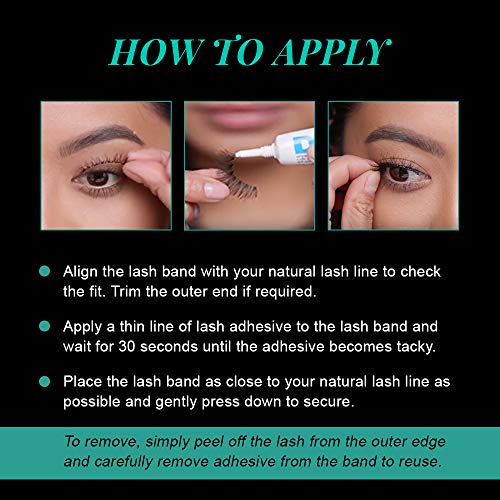 Image 5 of Ardell Natural 110 Lashes, Wispy False Eyelashes, Black, 4 Pack