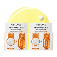 Thumbnail for Image 1 of Default Title for the product WELLAGE Hyper Toning One Day Kit 2ea, Vitamin C 30% and Glutathione