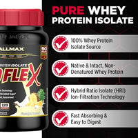 Thumbnail for Image 2 of ALLMAX ISOFLEX Whey Protein Isolate, Pineapple Coconut, 2 lb