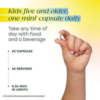 Thumbnail for Image 5 of MegaFood MegaFlora Probiotics for Kids 5, Gut Health, 60 Mini Capsules