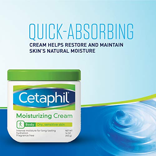 Image 4 of Cetaphil Fragrance Free Moisturizing Cream for Very Dry/Sensitive Skin, 16 Ounce