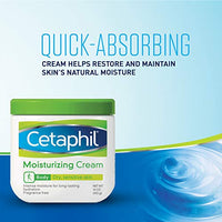 Thumbnail for Image 4 of Cetaphil Fragrance Free Moisturizing Cream for Very Dry/Sensitive Skin, 16 Ounce