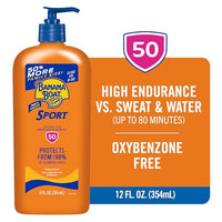 Thumbnail for Image 2 of Banana Boat Sport SPF 50 Sunscreen Lotion, Family Size, 12 Fl Oz