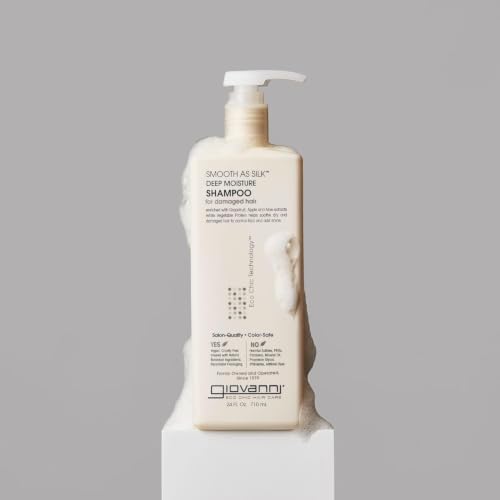 Image 2 of GIOVANNI Smooth as Silk Deep Moisture Shampoo, 24 Fl Oz (Pack of 1)