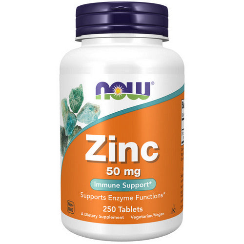 Now Foods Zinc 50 mg 250 Tabs